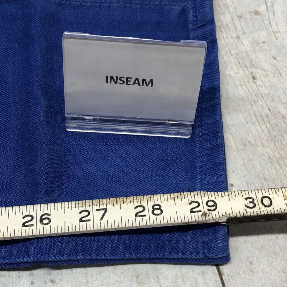 J. Crew Womens Jeans Size 26 RegularMatchstick Stretch Cobalt Blue Low Rise - Picture 7 of 12